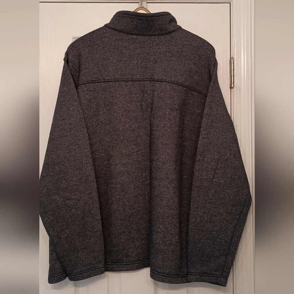 Columbia men's navy Gray 1/4 Zip Pullover Jacket Size XXL